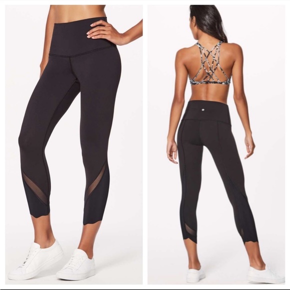 RARE Lululemon SCALLOP Wunder Under - Picture 2 of 13